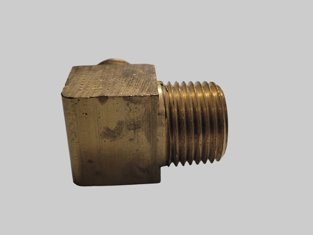 1/2" Flare x 1/2"mip x 90deg, Brass, 10-300