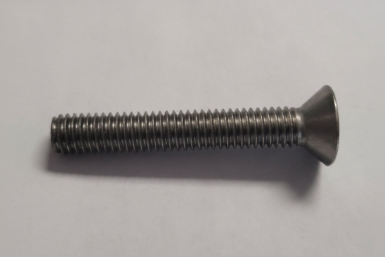 Machine Screw, Flat Head, SS 3/8"-16x2-1/2", 50-00327