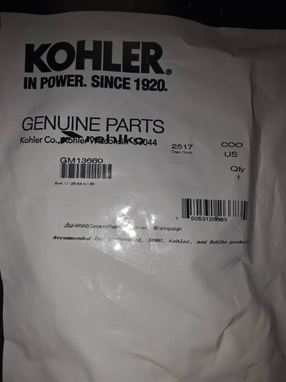 Kohler GM13660 OEM V-belt replaces 229326 (NLA)