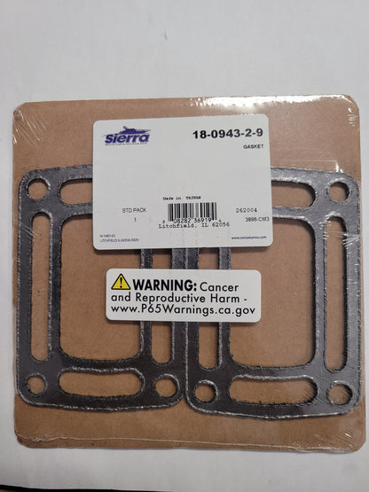 Sierra 18-0943-2-9 Riser gasket (2pk)
