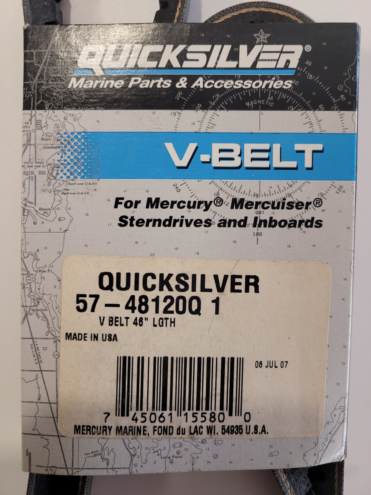V-Belt, 46" Quicksilver 48120Q1