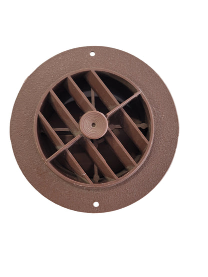 Grill Round 4" Brown Marine Air 339680