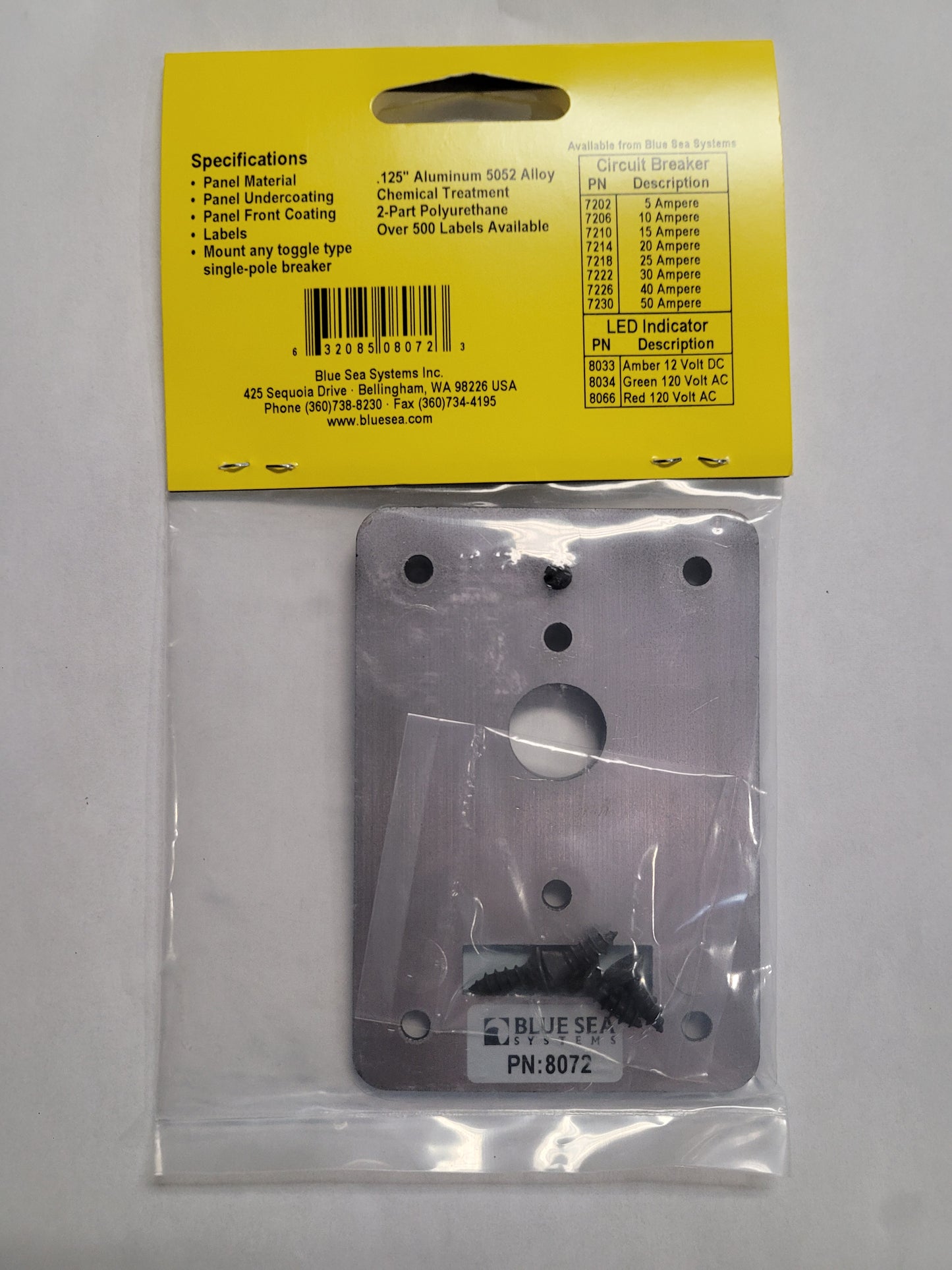 A-Series Single Blank Mounting Panel