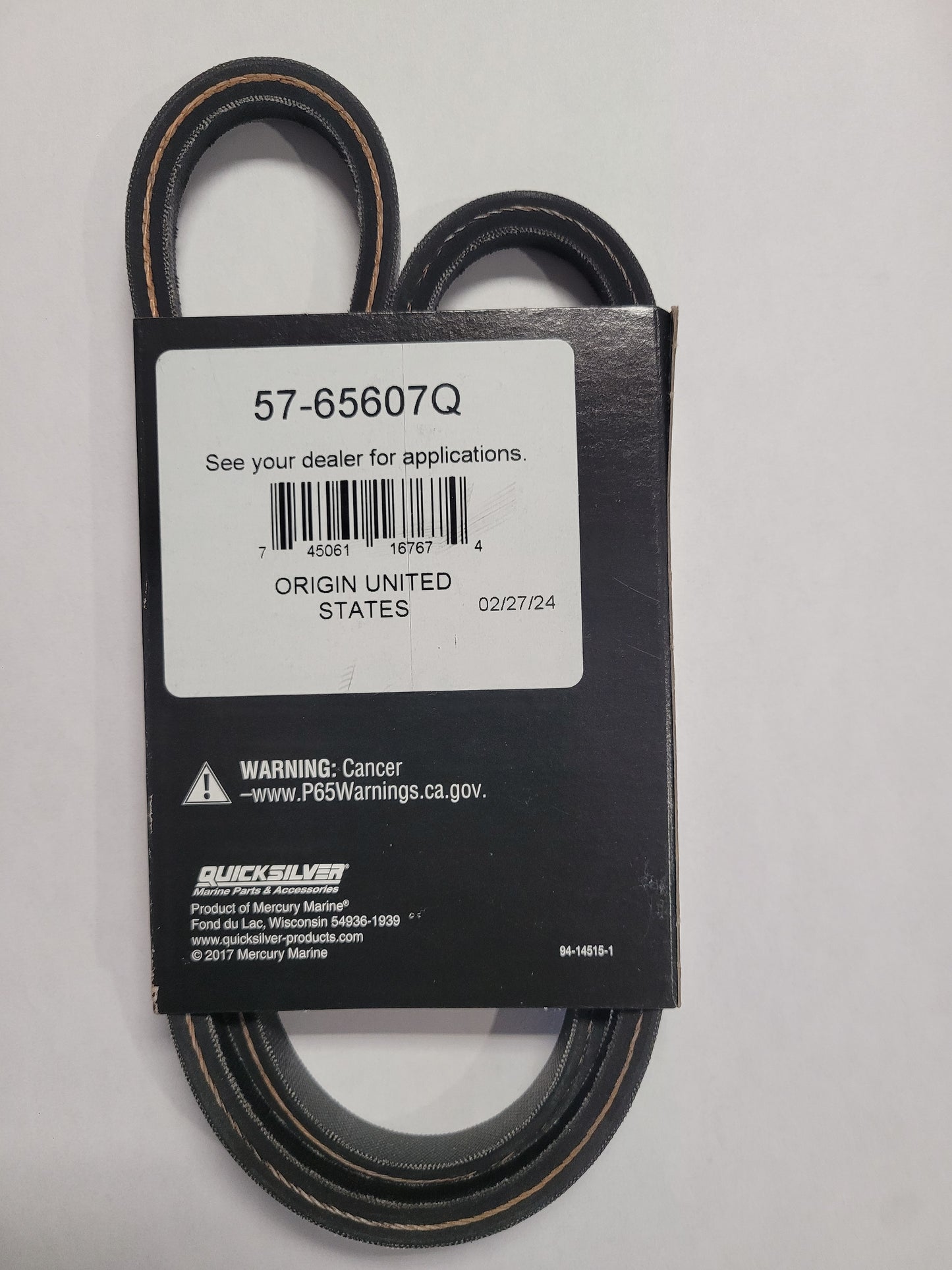 V-Belt, Quicksilver 65607Q