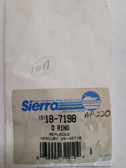 O-Ring, Sierra 18-7198