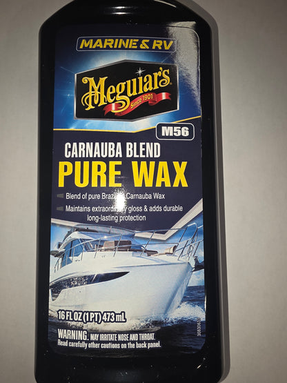 Meguiar's M5616 Pure Wax, 16 oz
