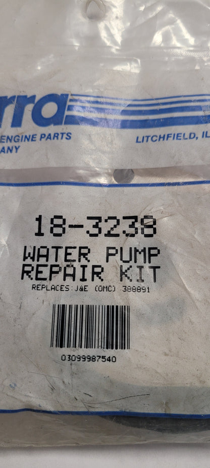 Water Pump Repair Kit, (NOS) 18-3238, Replaces Omc 388891