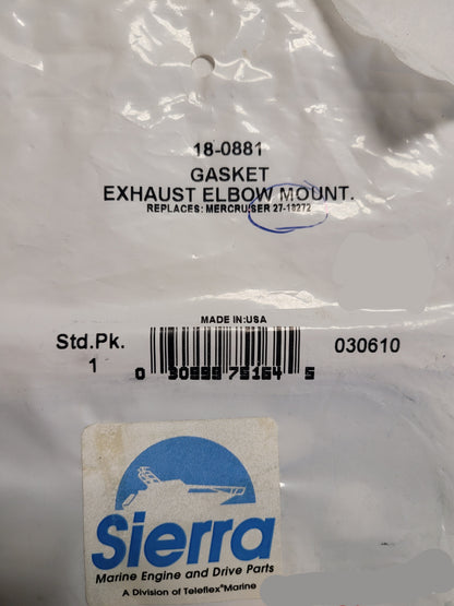 Gasket, Ex Elbow, Sierra 18-0881