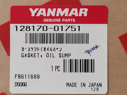 Yamar Oil Pan Gasket 128170-01751