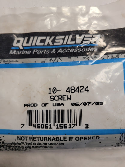 Screw, Oil Cooler Brkt, Quicksilver 48424
