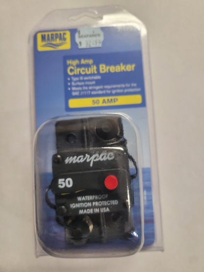 High Amp Circuit Breaker - Bussmann 285 Series (50 Amp, Surface Mount)