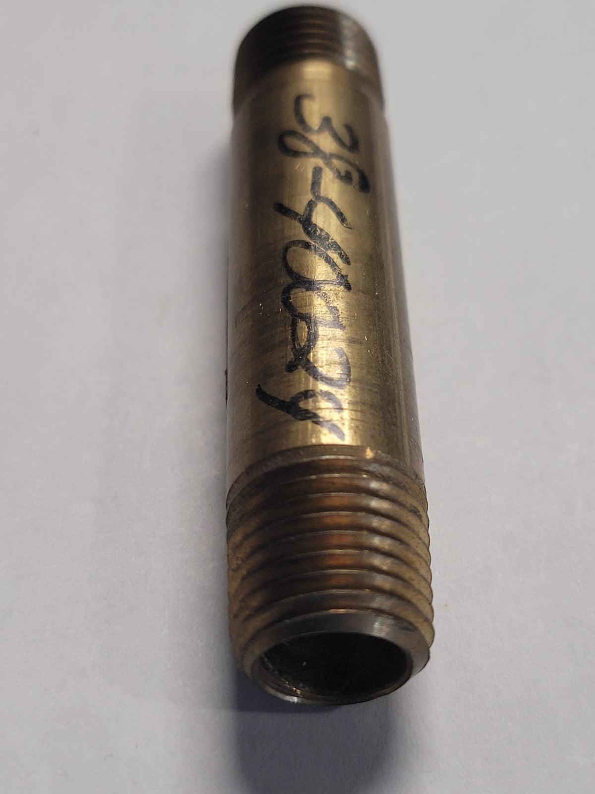 1/2"mip X 4" Red Brass Pipe Nipple, 40066