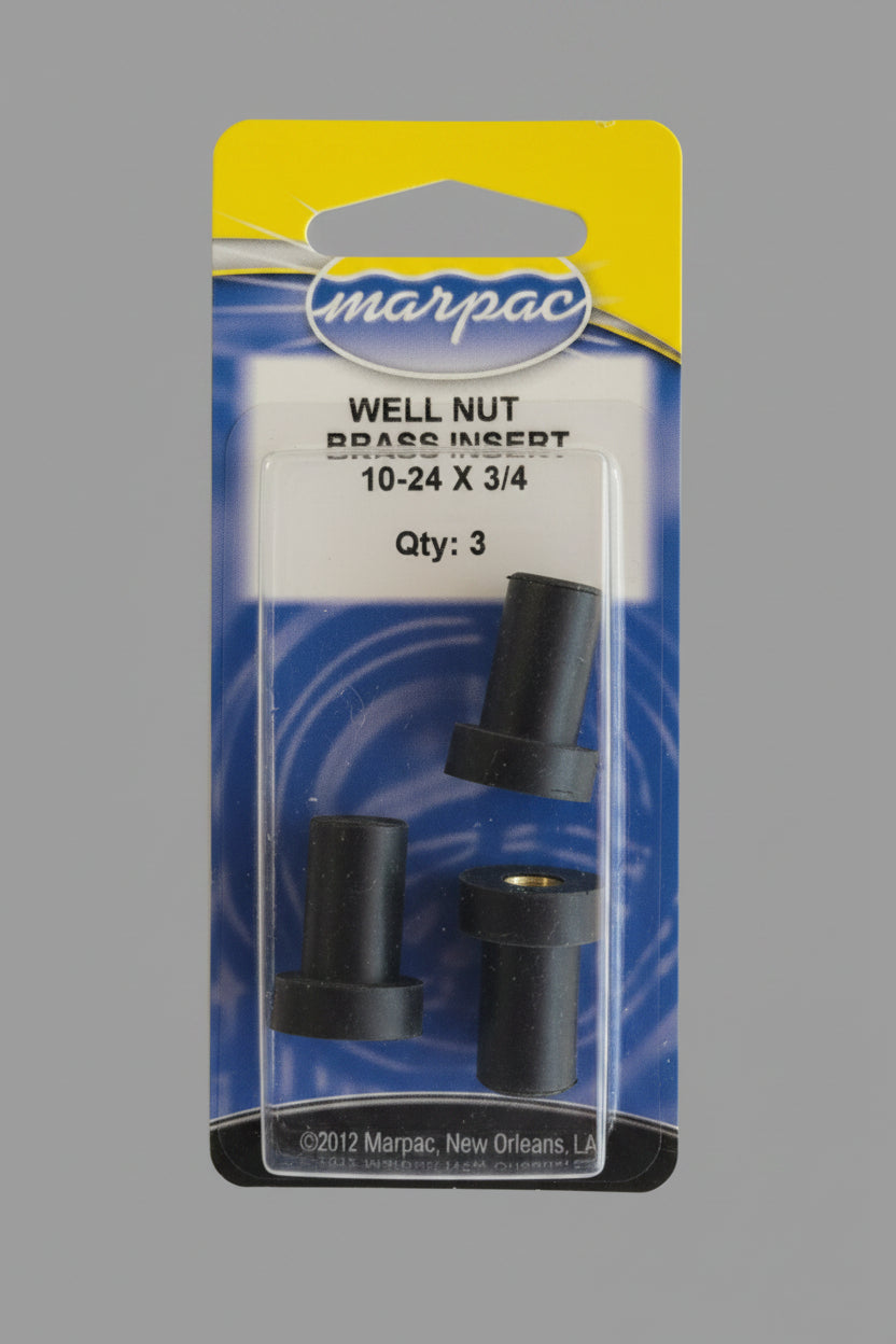 Well Nuts (10-24 x 3/4”, 3 pcs) Marpac 7-5566