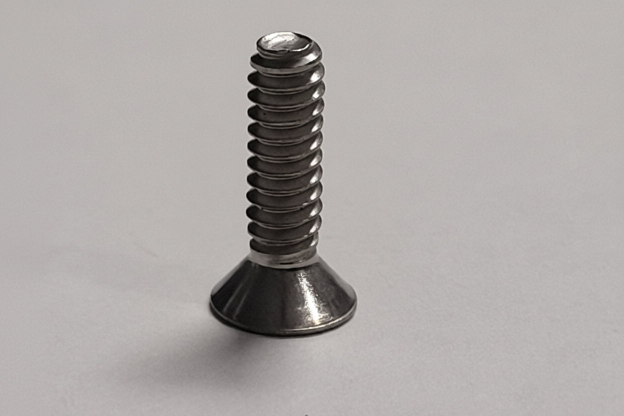 Machine Screw, Flat Head, SS 6-32x1/2"