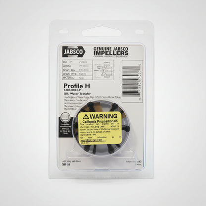 Replacement Nitrile ImpellerJabsco 63030003P