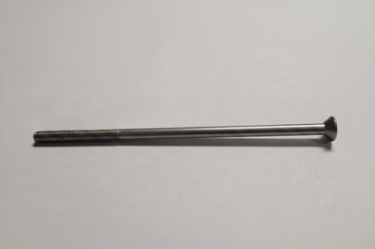 1/4"-20x6" SS Flat Head Slotted Machine Screw, 3781-1/4x6