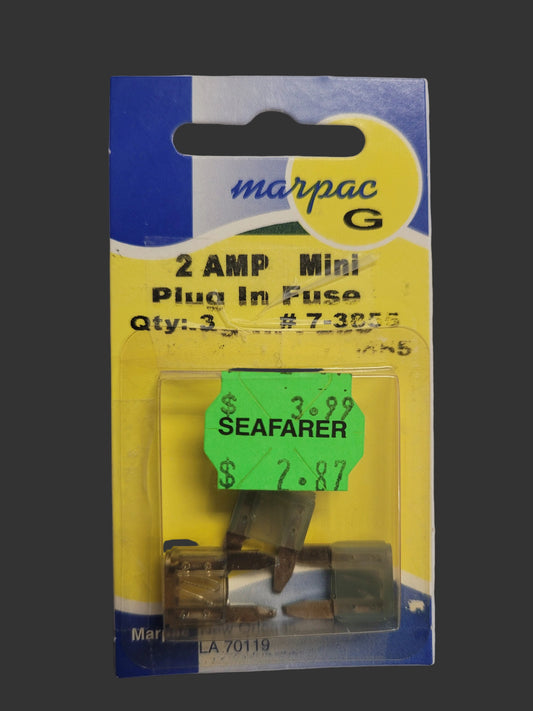 2 AMP Mini Fuse - Qty 3 -