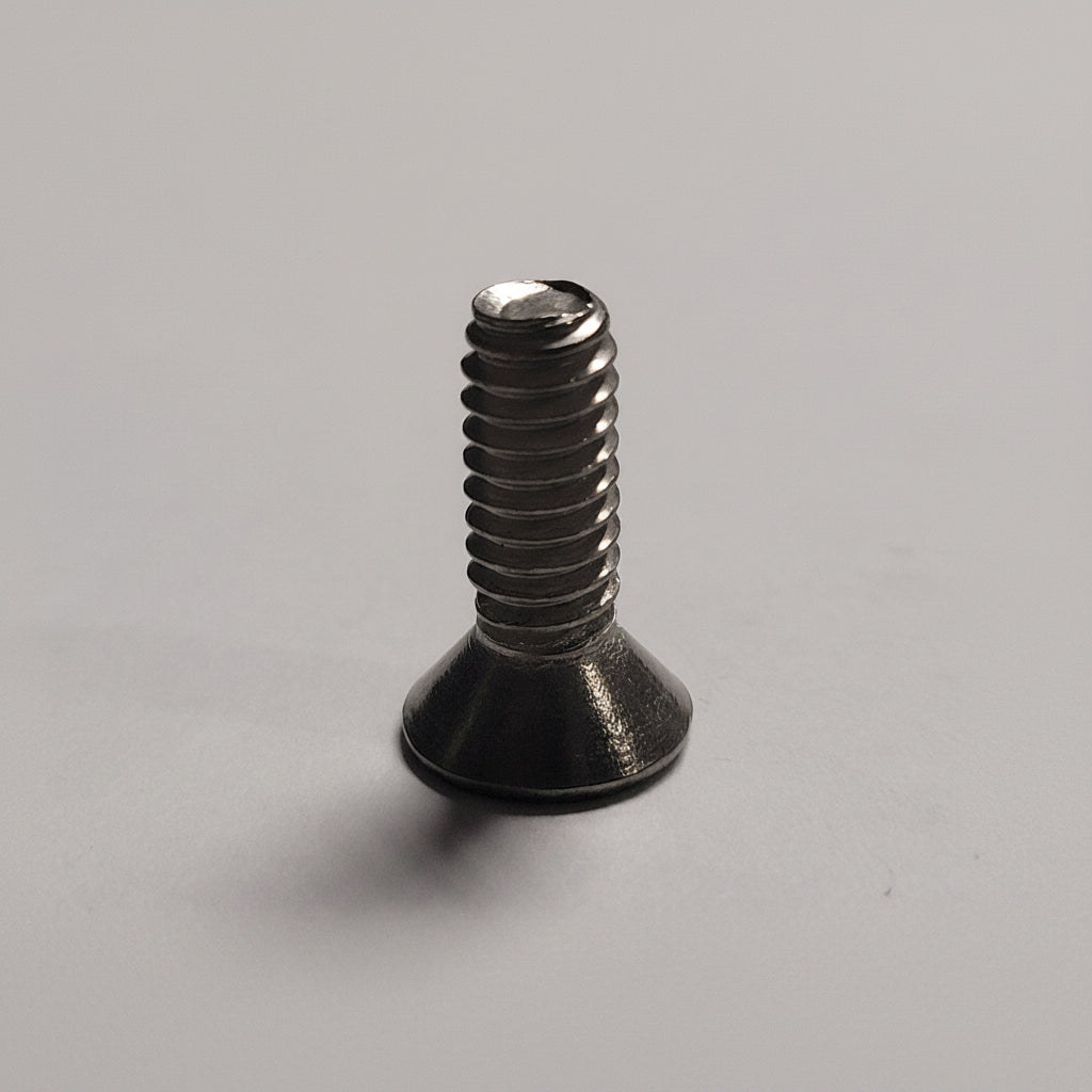 Machine Screw, Flat Head, SS, 1/4"-20x3/4", 00284