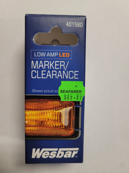 LED Amber Clearance Light Wesbar 401580, **CLOSEOUT**