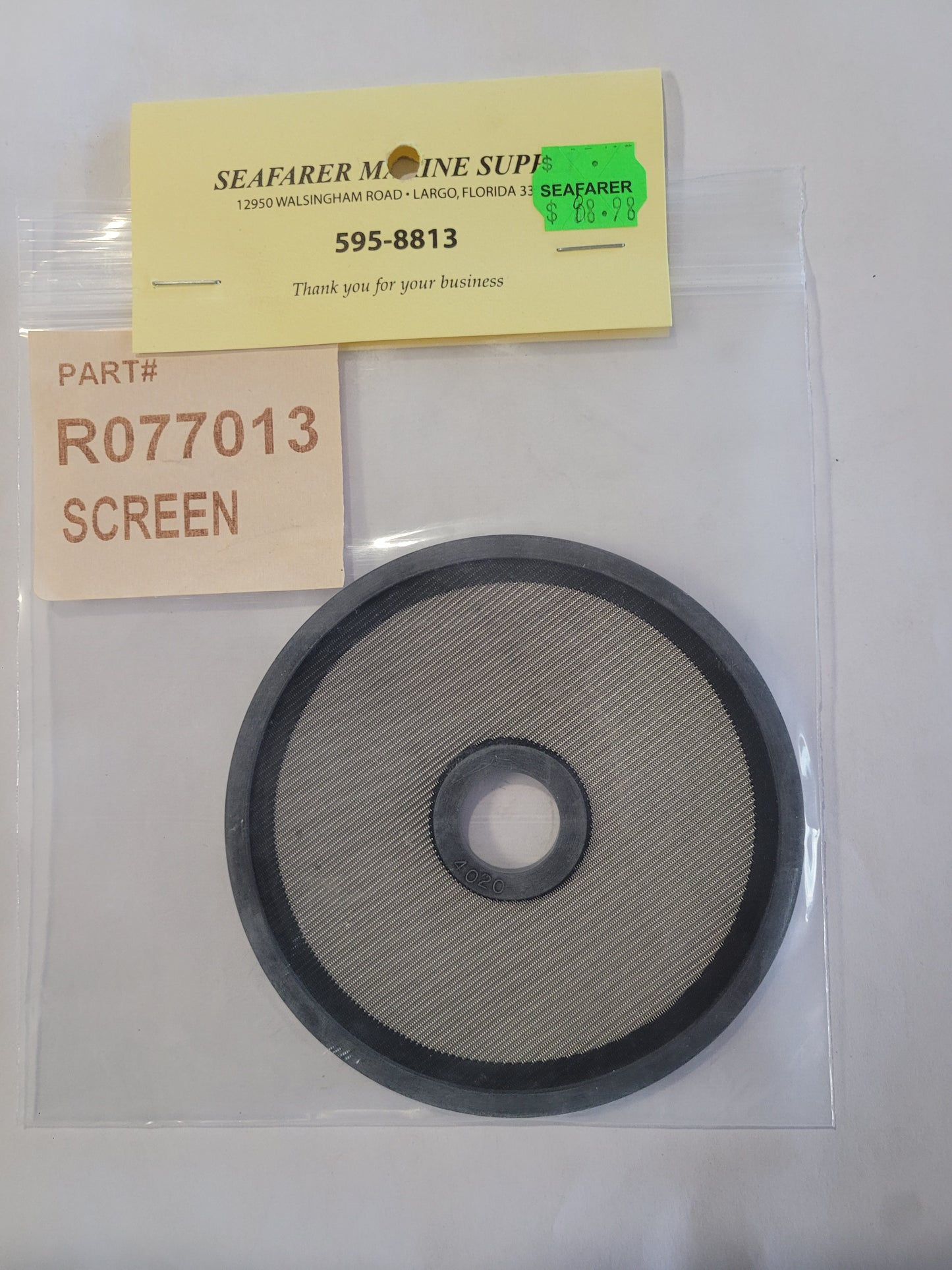Filter, Fuel Screen, 115 Micrn Crusader R077013
