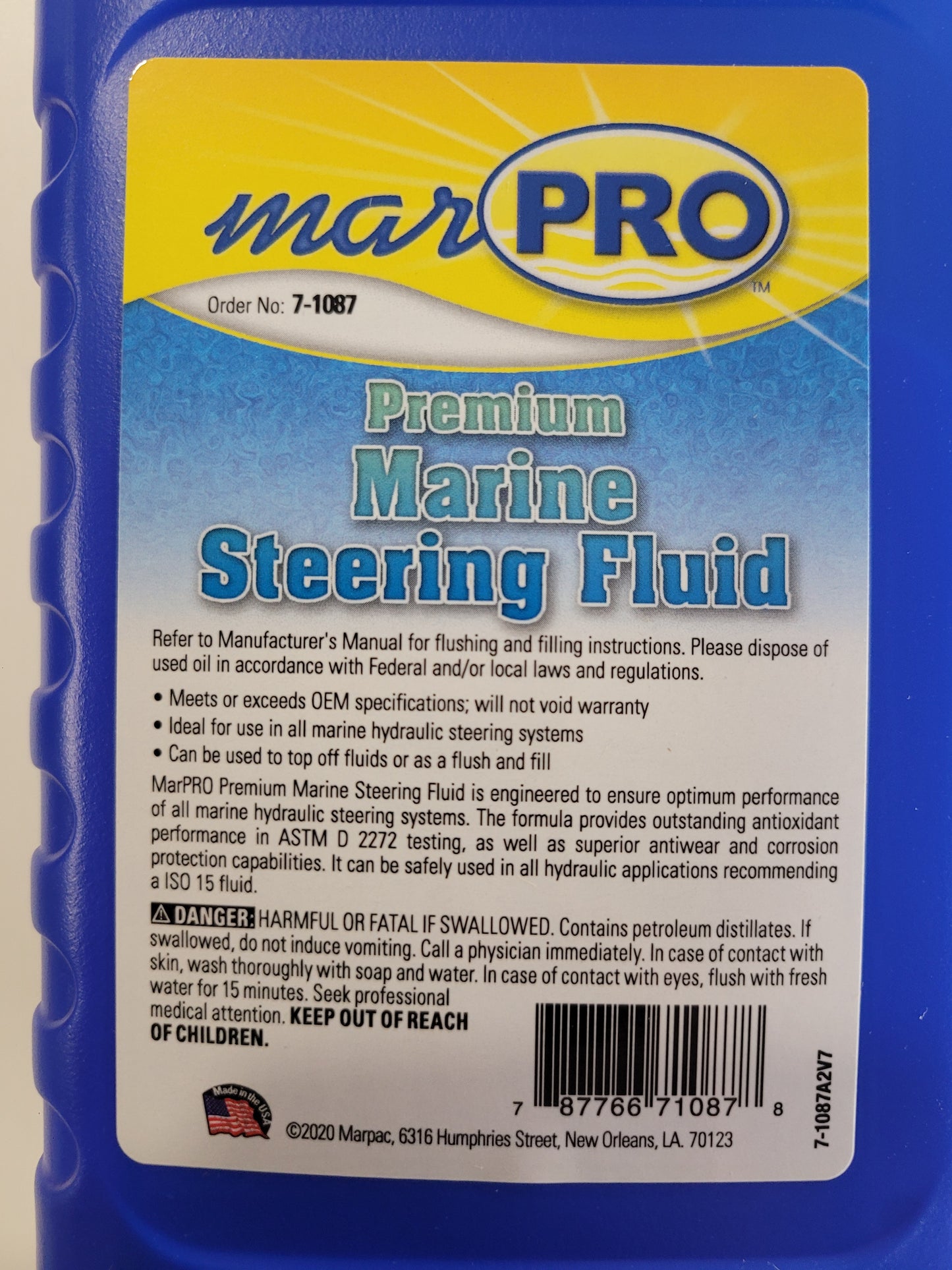 MarPro Steering Fluid qt