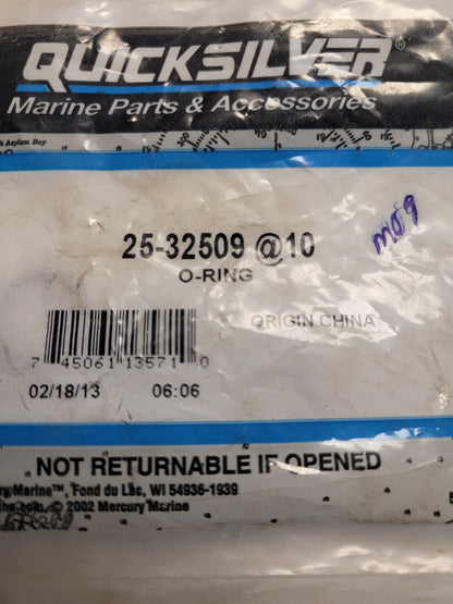 O-Ring, Crankcase Plug, Quicksilver 32509 (SOLD EACH)