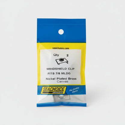 Seachoice 59871 Windshield Clips 7/8" Frame, Qty. 2