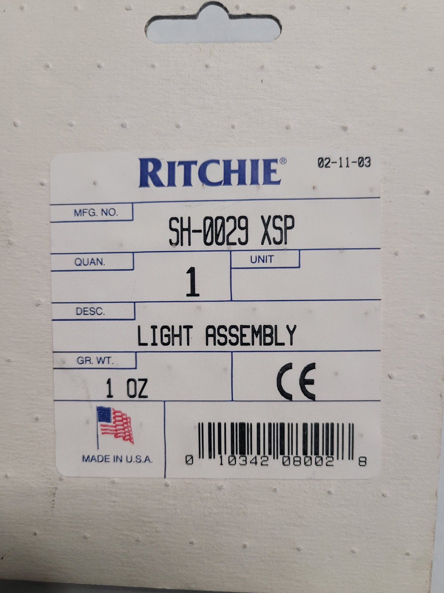 Led Wire Assy, Red, Discontinued, Closeout.