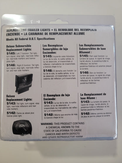 Submersible Trailer Light, 51461, Closeout, (NLA)