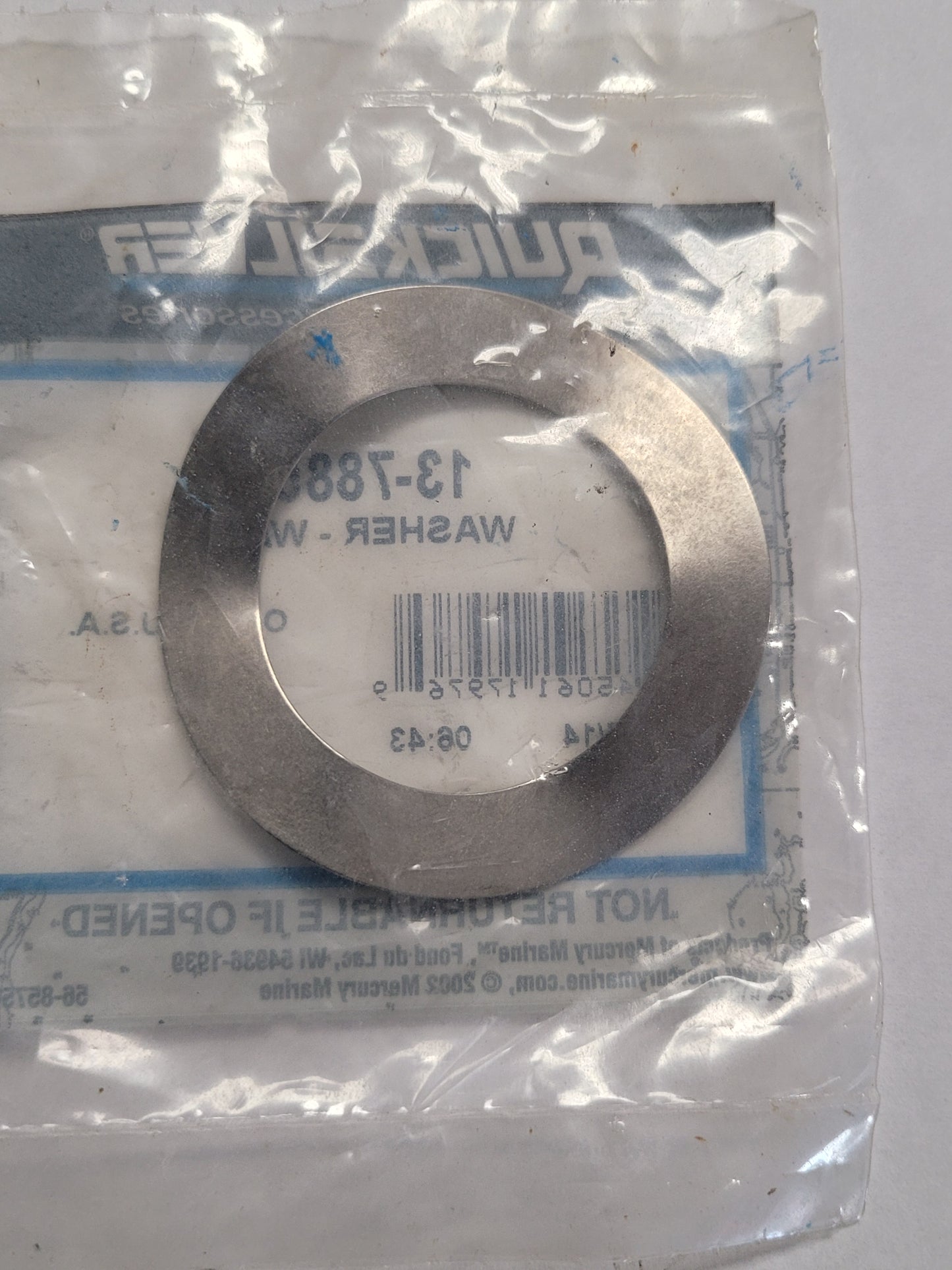 Washer - Wave, Quicksilver 78854