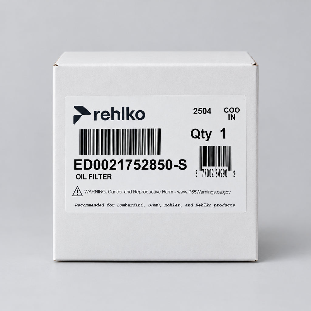 Kohler ED0021752850-S OEM Oil Filter