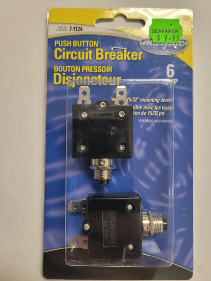 6A Push Button Circuit Breaker