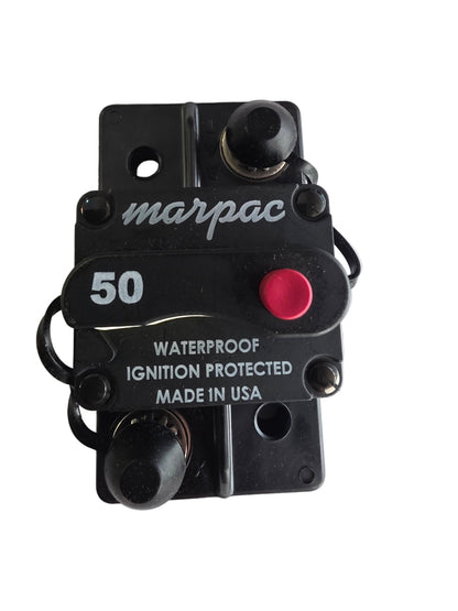 High Amp Circuit Breaker - Bussmann 285 Series (50 Amp, Surface Mount)