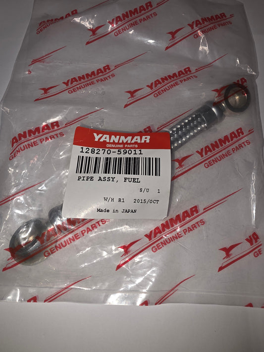 Yanmar 128270-59011 Braided fuel line
