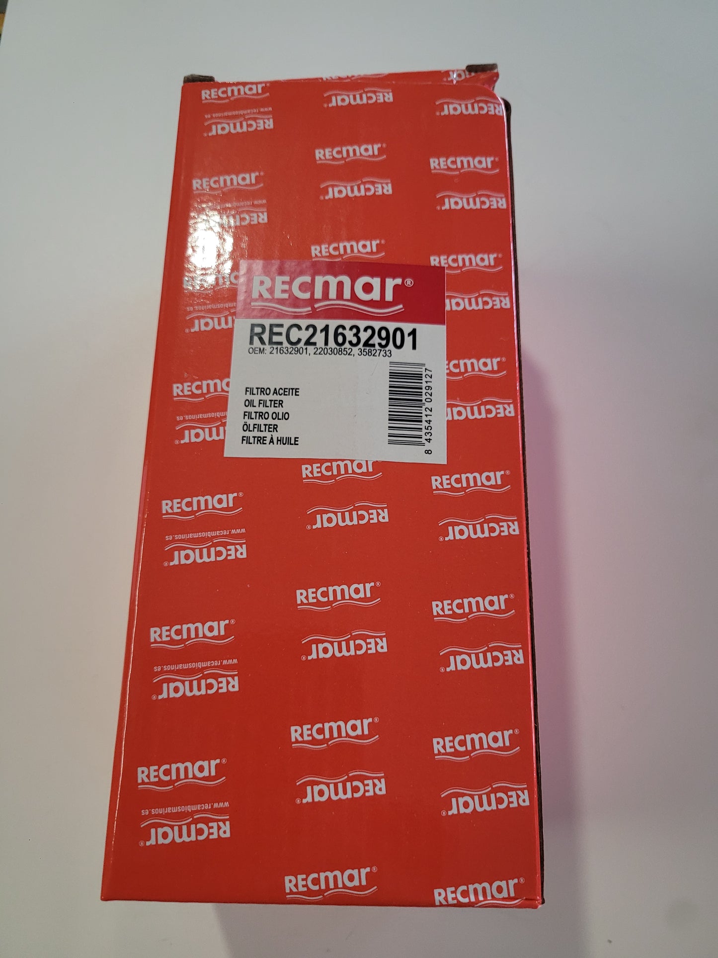 Oil filter by-pass REC21632901