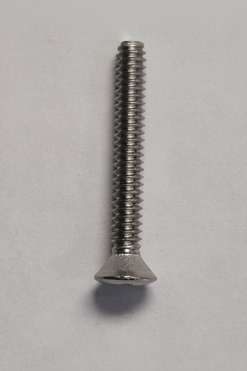 Machine Screw, Oval Head, SS, 6-32x1", 00339