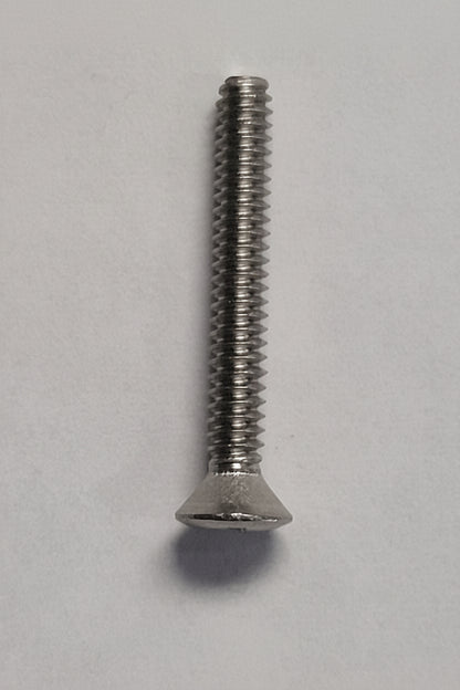 Machine Screw, Oval Head, SS, 6-32x1", 00339