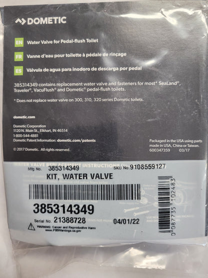 Dometic/Sealand | Water Valve | 385314349