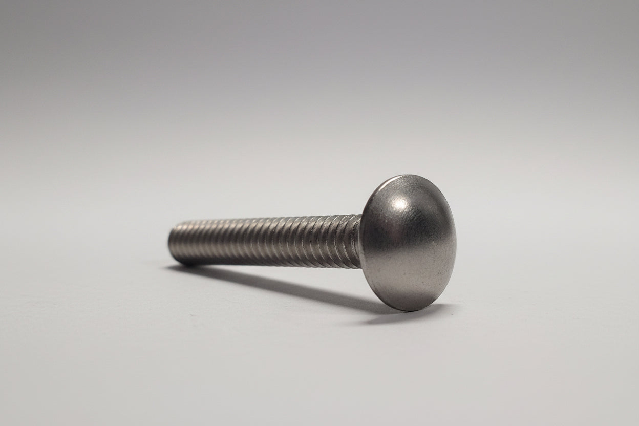Carriage Bolt, SS, 1/4"-20x1-1/2", 4-1020