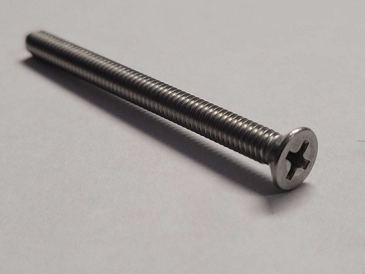 Machine Screw, Flat Head, SS 10-24x2", 4-2314
