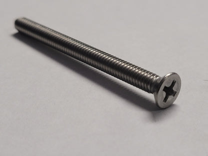Machine Screw, Flat Head, SS 10-24x2", 4-2314