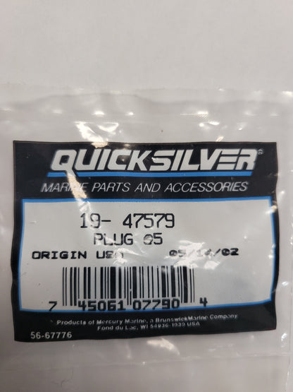 Cover Plug, Quicksilver 47579