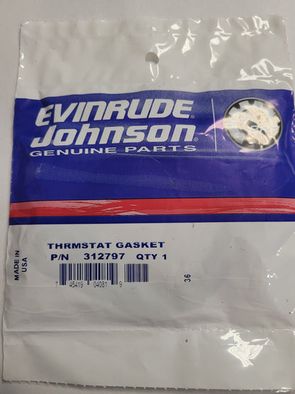 GASKET, Therm. hsg. to adapter, OMC, (NOS) 312797