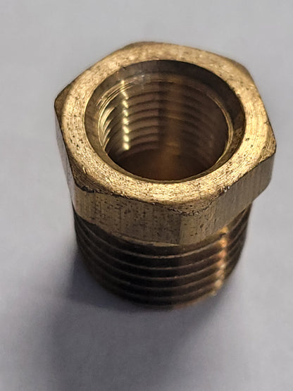 3/8"mip x 1/8"fip Brass Reducing Bushing, 28103