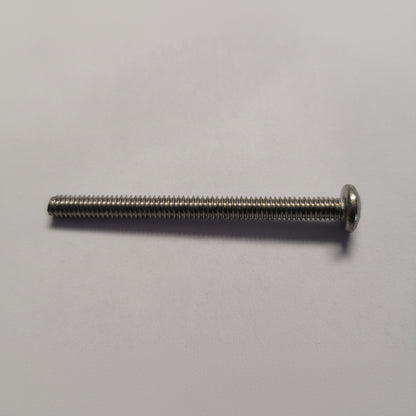 Machine Screw, Pan Head, SS, 8-32x2", 00457