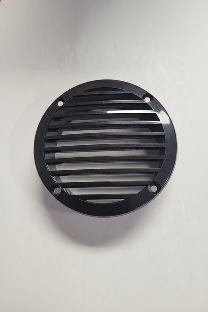 ABS hose vent 4" round black, Seadog line, 337470, (NOS) (NLA)