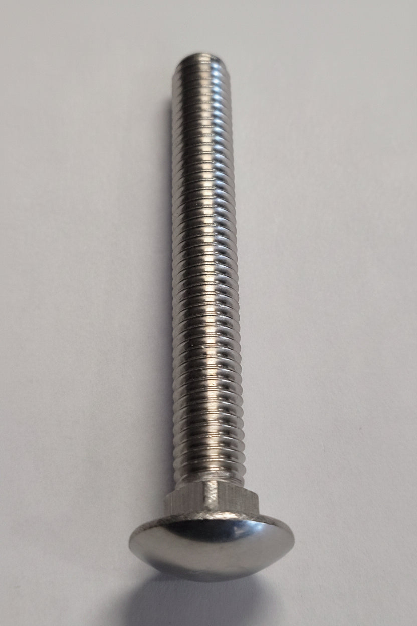Carriage Bolt, SS, 3/8"-16x4", 4-1069