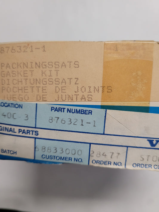 Gasket Kit, (NOS) Volvo 876321