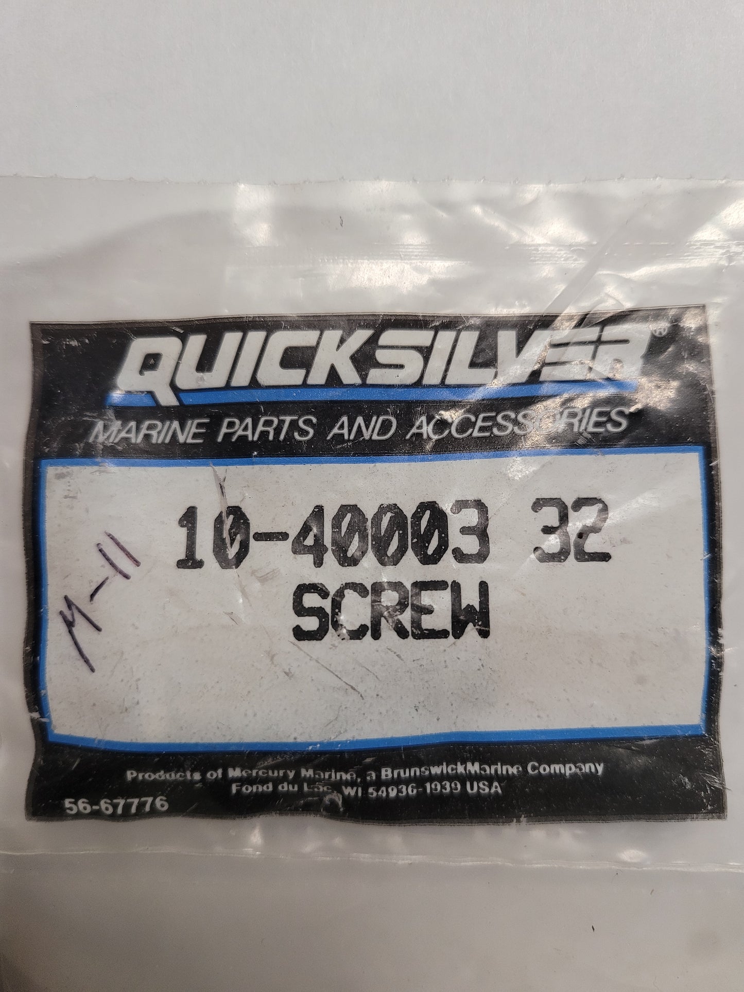Screw, Quicksilver 4000332