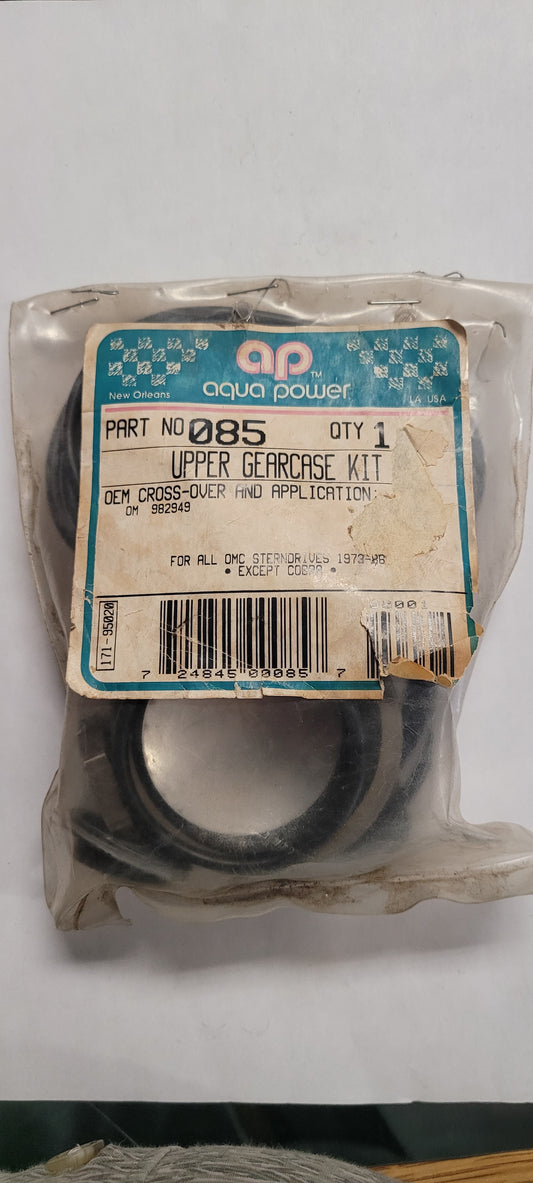 Upper Gearcase Kit, Aqua Power, 085 Vintage, (NOS)